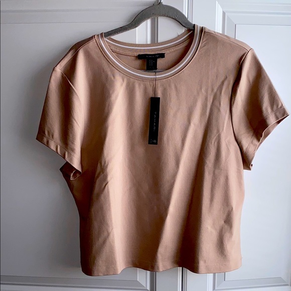 Tahari  Women’s XL Top T-‎ Shirt Tan NWT - Picture 1 of 14